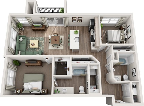 Glacier Run Tahoma floor plan